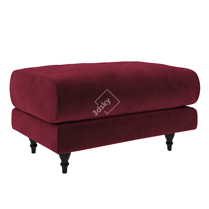 Italian-inspired Ottoman by OGO 3D model image 3