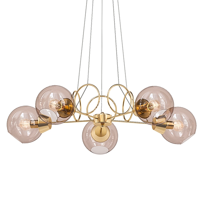 Lumion Amber Pendant Light 3D model image 1