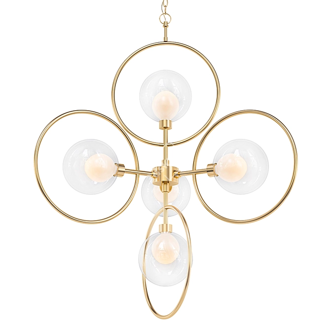 Lightstar ALFA Pendant Chandelier 3D model image 1