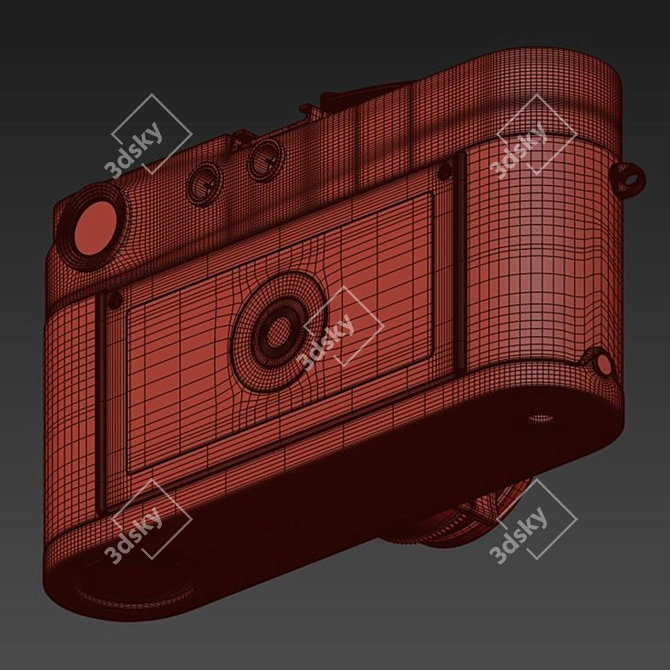 Classic Leica M2: Timeless Elegance 3D model image 1