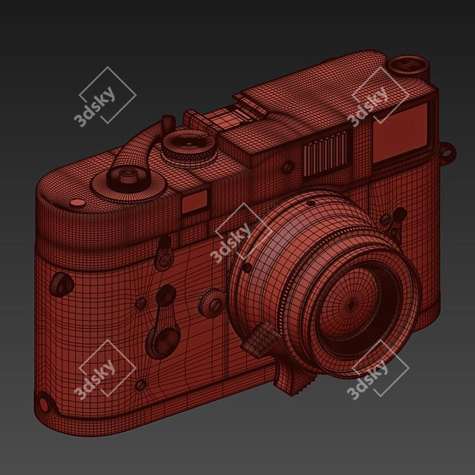 Classic Leica M2: Timeless Elegance 3D model image 8