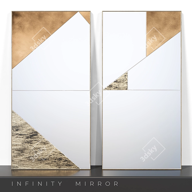 Eternal Reflections: Infinity Mirror 3D model image 1