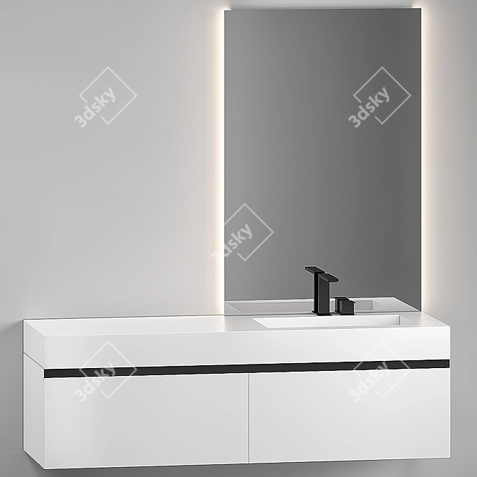 Birex Sidero 4-D Compact Vanity 3D model image 2