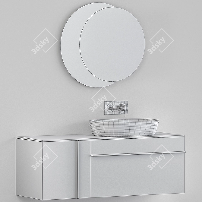 Birex Sidero Compact 5 - Sleek and Spacious Storage 3D model image 4