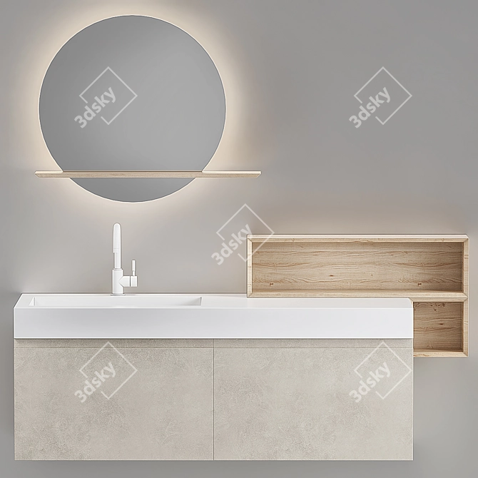 Birex Memento Comp.1 Vanity Set 3D model image 1