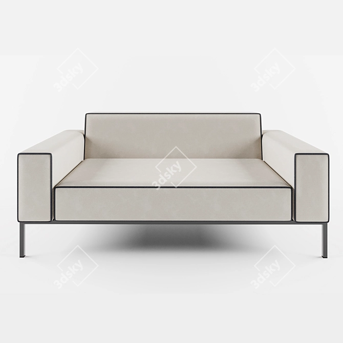 Cosmorelax 3-Seater Sofa 3D model image 4