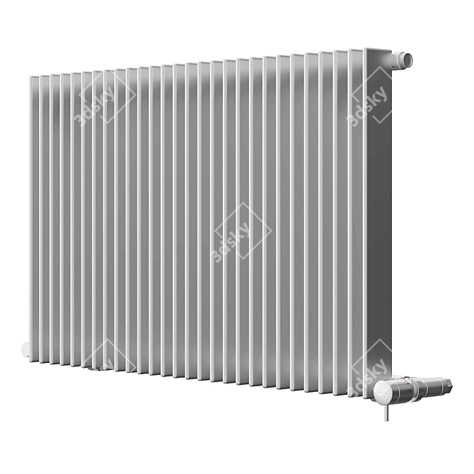 Sleek Radiators (v3) 3D model image 2