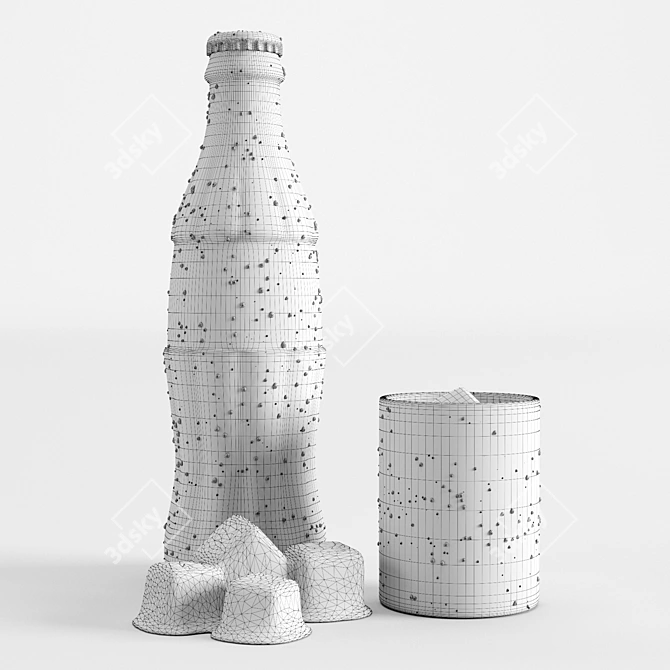 Title: Classic Coca Cola Refreshing Beverage 3D model image 3