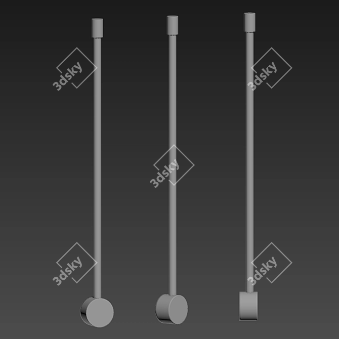 3D Wall Lamp Set with Vray and Corona 3D model image 4