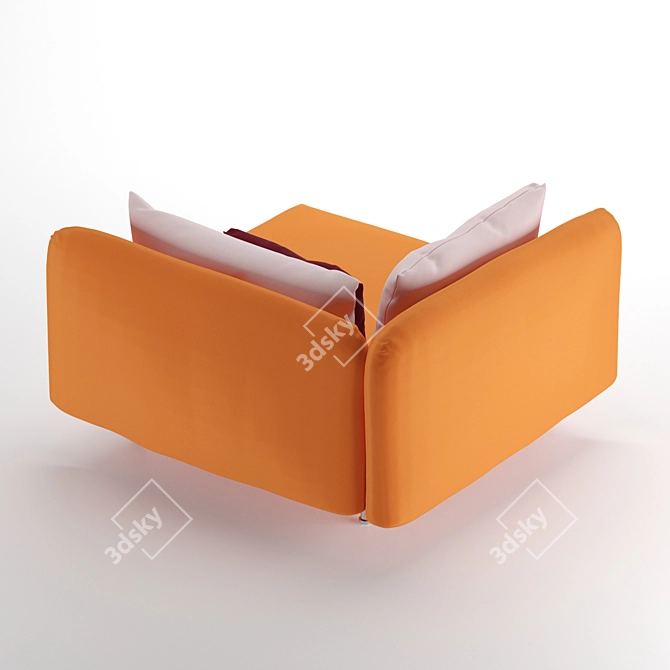 Title: Modern SÖDERHAMN Corner Section 3D model image 4