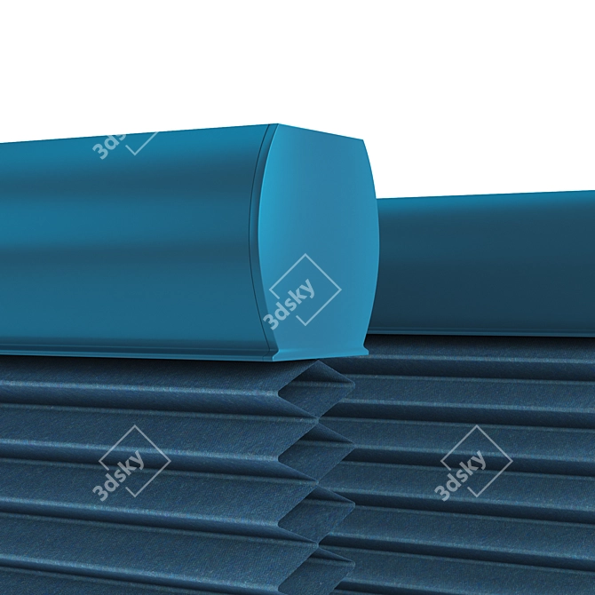 HOPPVALS Cellular Blind in Blue - Light Control & Style 3D model image 3