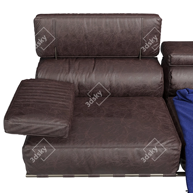 Luxury Visionnaire Montparnasse Sofa 3D model image 4