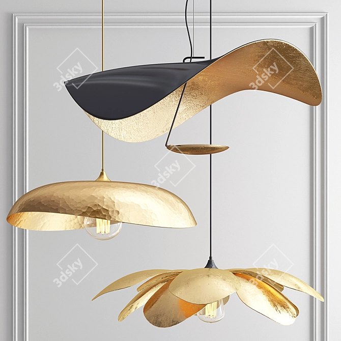 Modern Elegance in Lederam Manta 3D model image 1