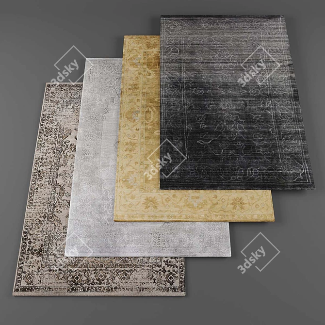 Surya Collection: Exquisite Rugs 3D model image 1