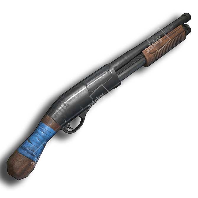 Precise Damage Shotgun 3D model image 3