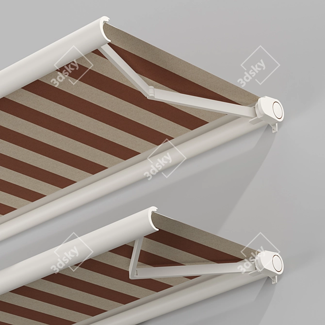 Elegant Elbow Awning: Enhance Your Home 3D model image 3