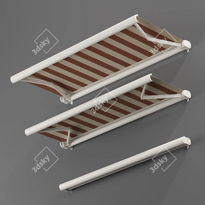 Elegant Elbow Awning: Enhance Your Home 3D model image 5