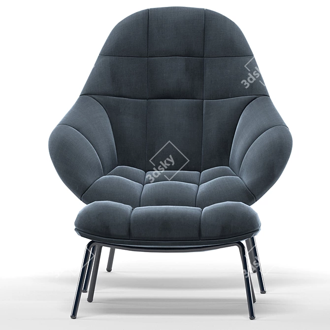 Sleek Mango Armchair | Modern Design 3D model image 2