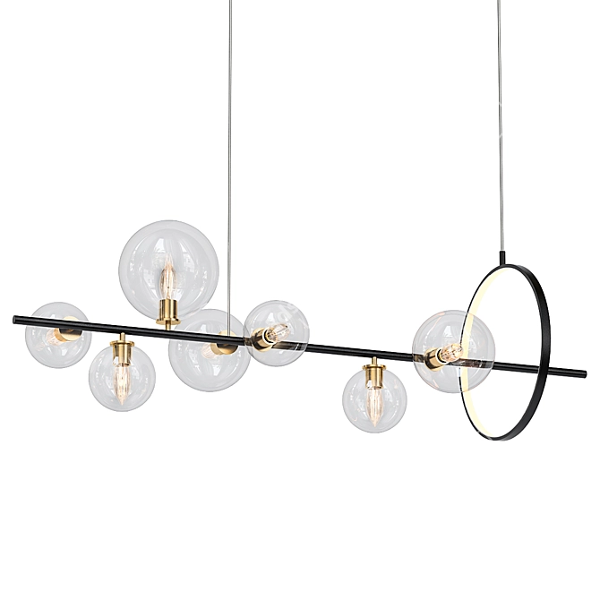 IONA-L: Stylish LED Pendant Light 3D model image 1