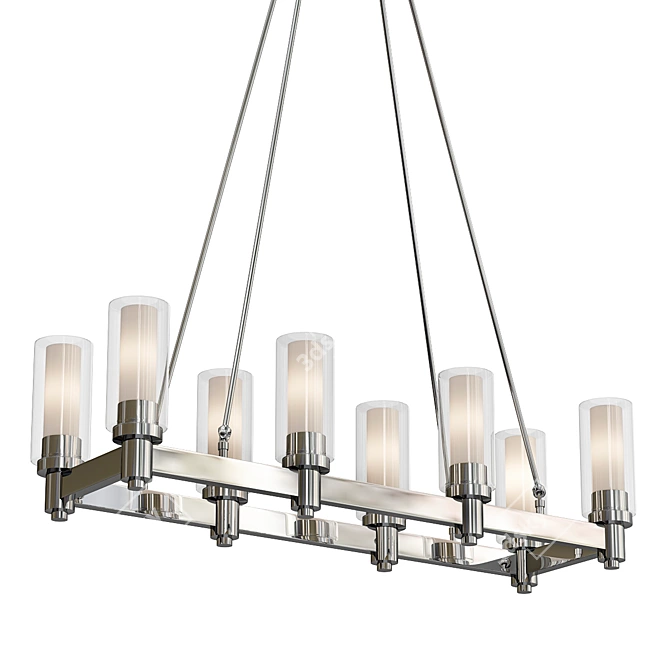 Elegant Circolo Chandelier - Kichler 3D model image 1