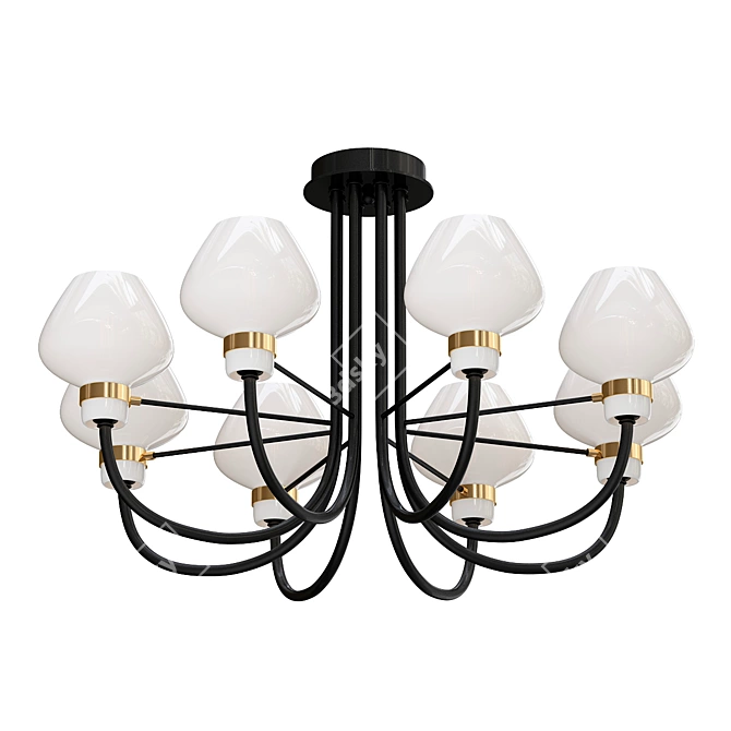 Elegant Lumion ILONA Ceiling Light 3D model image 1