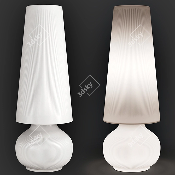 FADE Outdoor Floor Lamp - Stylish Illumination for Any Space 3D model image 2