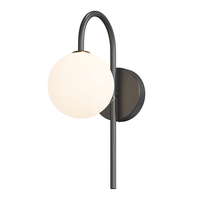 Elate Matte Pendant Lamp 3D model image 2