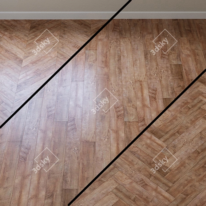 Wear Max Home Line Oak Oliv Oak Vinyl Flooring 3D model image 1