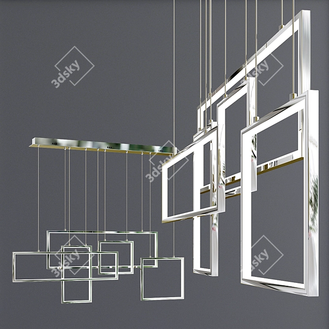 Modern Eurosvet Direct Pendant Light 3D model image 1