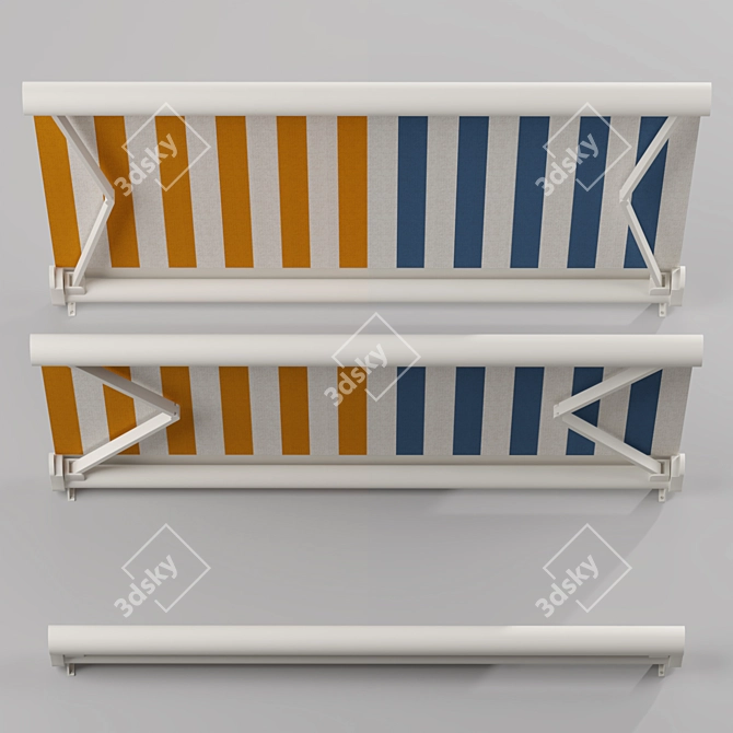 Marquise Cassette Awnings - Set of 2 3D model image 12