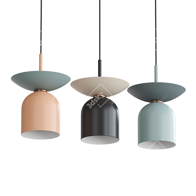 Scandi Style Pendant Lamp "Lampatrom JESS 3D model image 1