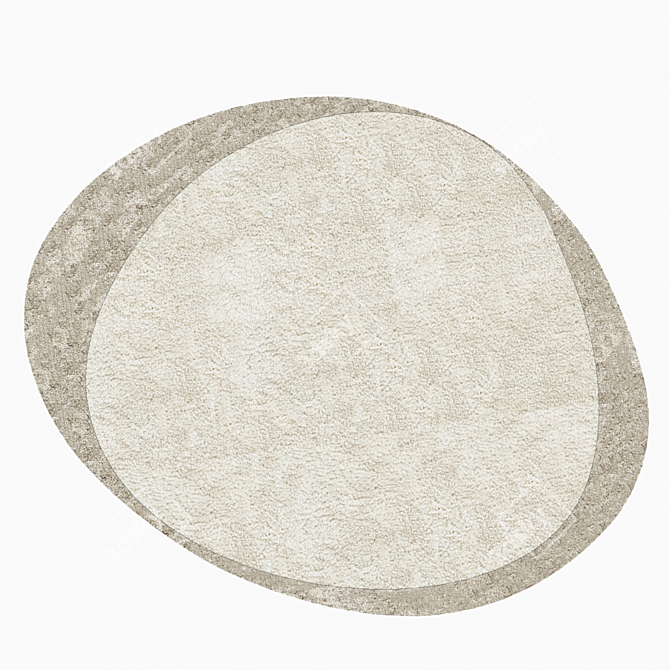 Luxury RUGGY Rug by Gallotti 3D model image 1