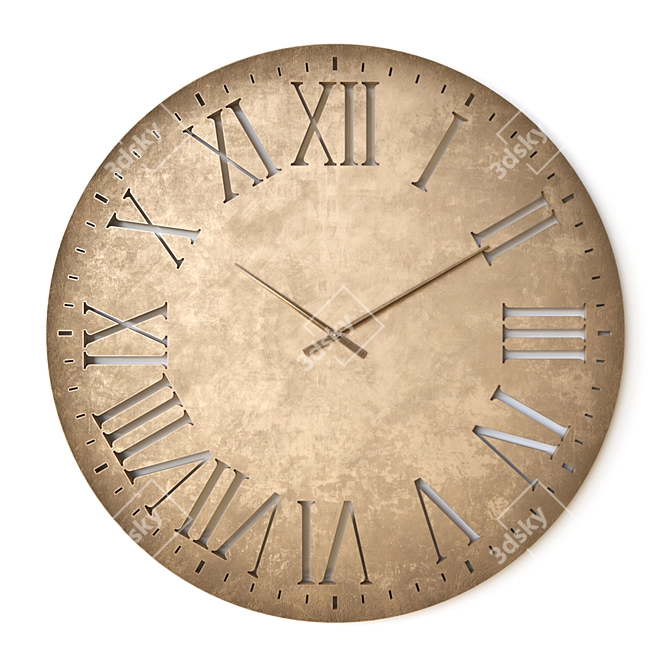 Elegant Uttermost Wall Clock 3D model image 5