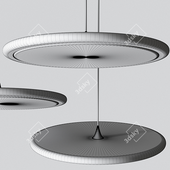 Italian Design Bilancella Pendant Lamp 3D model image 3