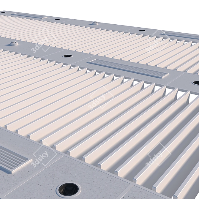 Versatile Acoustic Ceiling System 3D model image 5