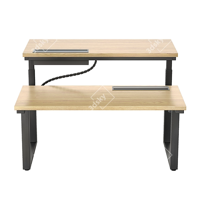 Title: Uhuru Minim Rise Table 3D model image 3