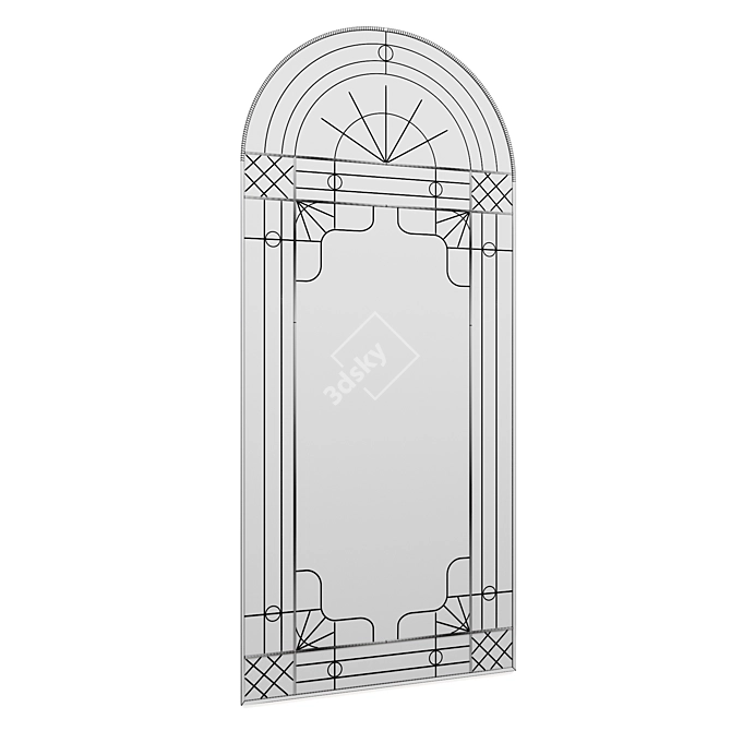 Luminarie Mirror: Sleek and Stylish 3D model image 4