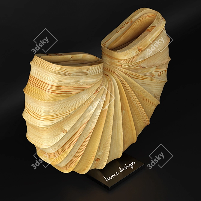 Substance-painted Decorative Object 3D model image 2