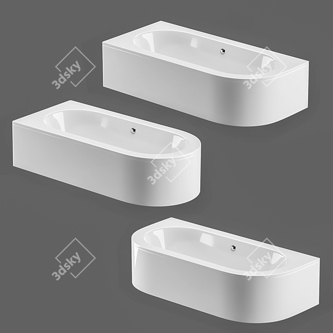 BETTE Starlet: Luxurious German Bathtubs 3D model image 6