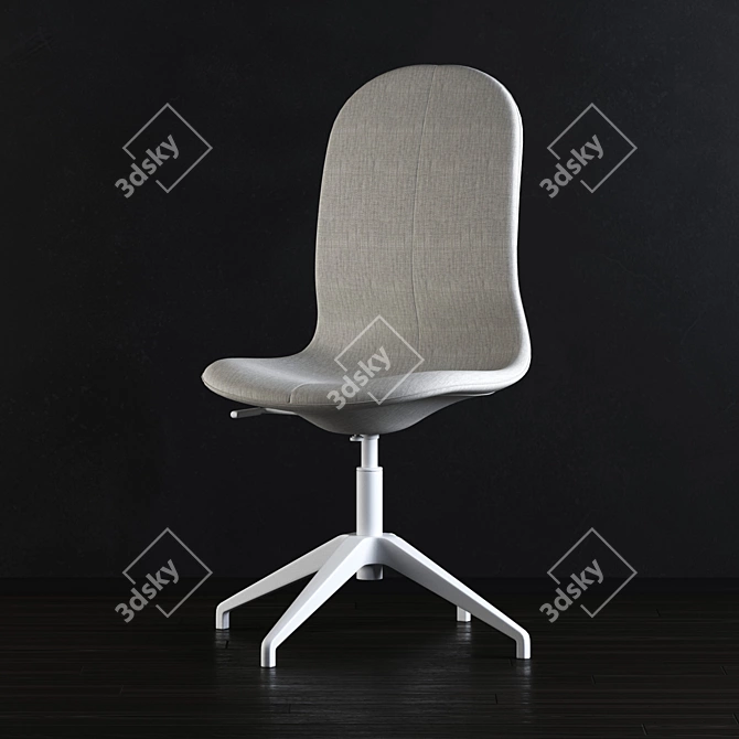 Stylish Ikea LANGFJALL Chair with 10 Variations 3D model image 5