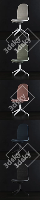 Stylish Ikea LANGFJALL Chair with 10 Variations 3D model image 7