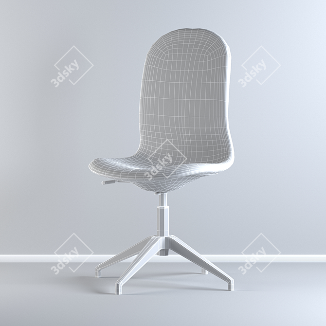 Stylish Ikea LANGFJALL Chair with 10 Variations 3D model image 9