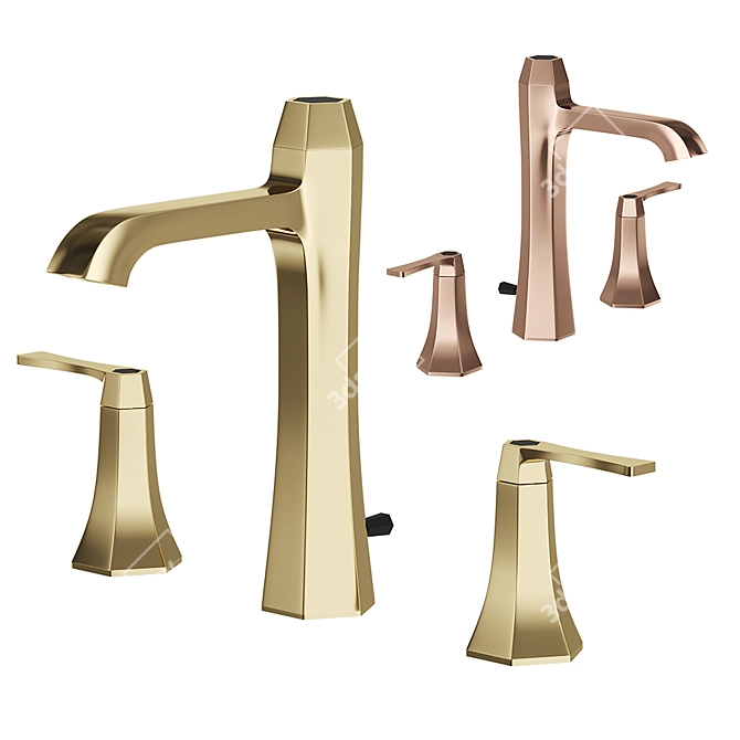 Cisal Cherie Washbasin Mixer - Elegant and Stylish 3D model image 2