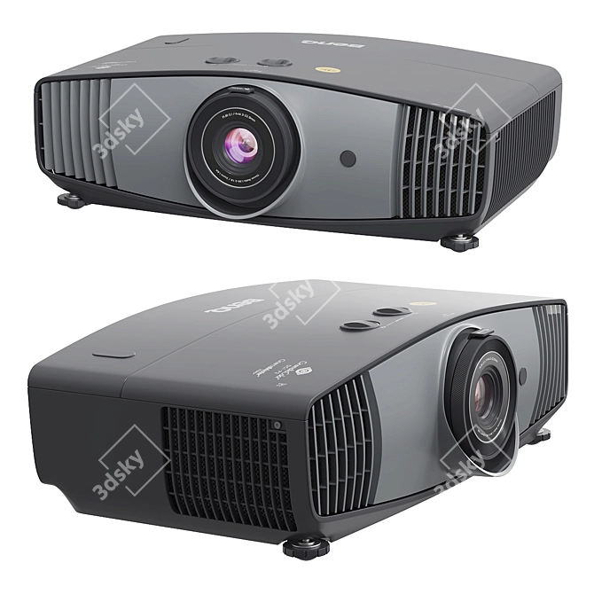 BenQ W5700 Projector: High-Definition Visuals 3D model image 4