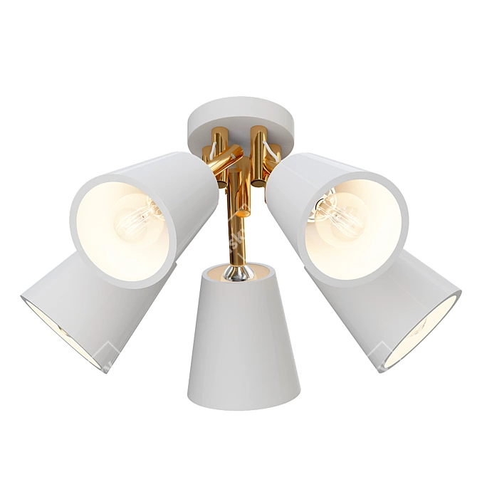 Bella Ceiling Light: Illuminate with Elegance 3D model image 1