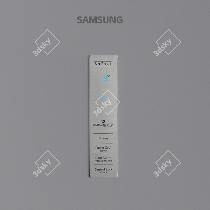 Samsung Refrigerator Collection 3D model image 3