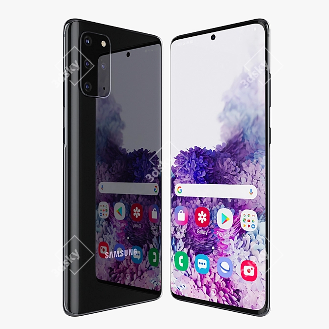 Stunning Samsung Galaxy 20 Plus 3D model image 4