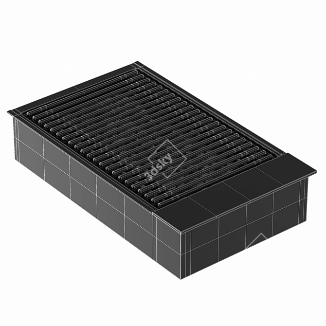 Siemens IQ500 Electric Grill 3D model image 3