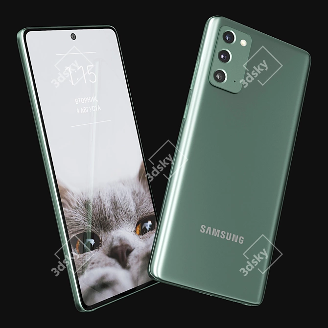 Ultimate productivity with Samsung Galaxy Note 20 3D model image 2