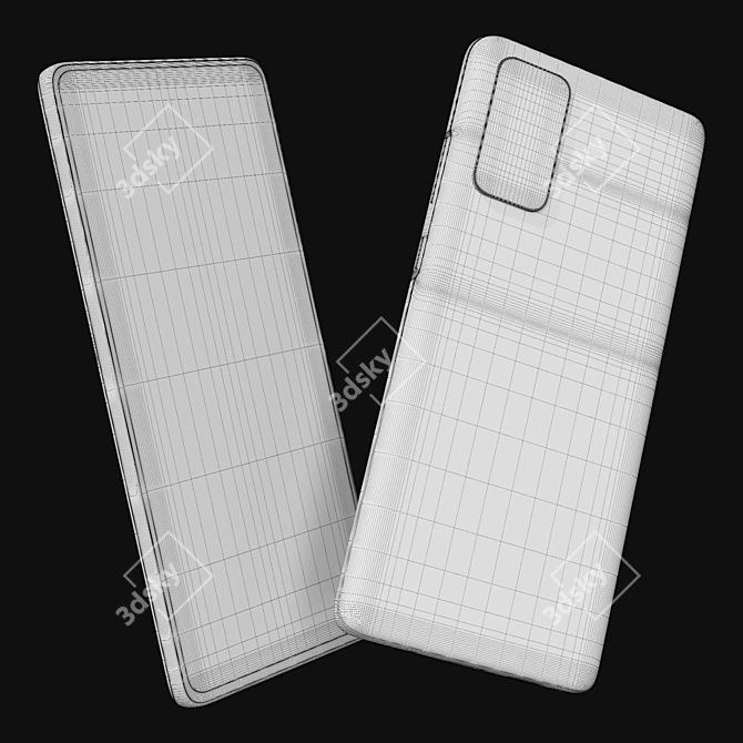 Ultimate productivity with Samsung Galaxy Note 20 3D model image 5
